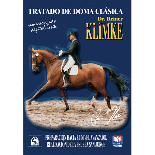 Capa de livro azul com cavalo castanho e cavaleiro, texto em espanhol