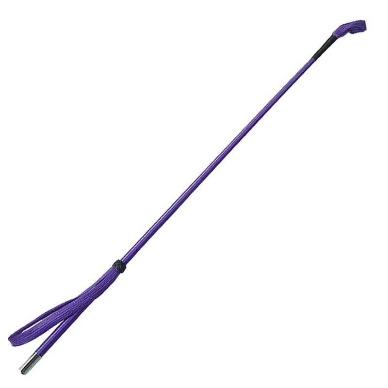 Chicote roxo com cabo preto e ponta metálica