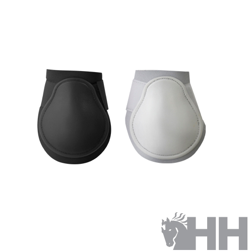 Protetores para equitação preto e cinzento claro com fechos de velcro