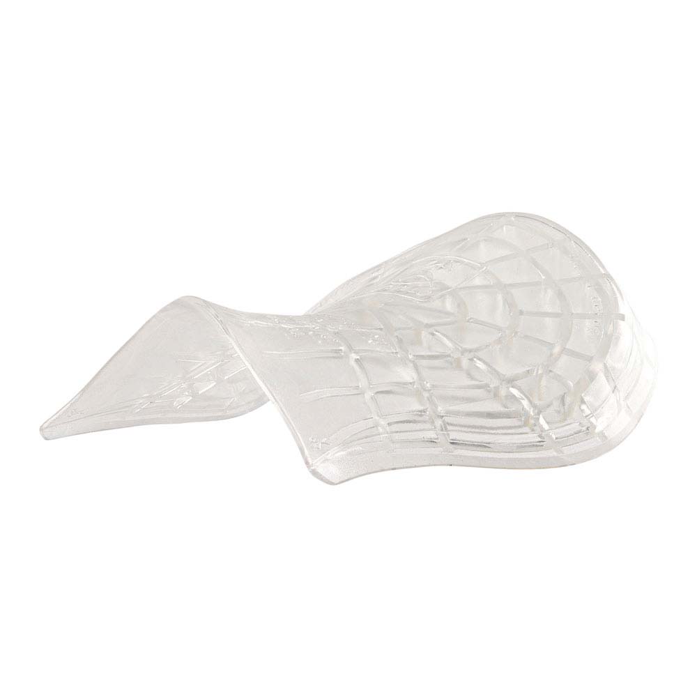 Protetor de calcanhar em gel transparente com textura antiderrapante