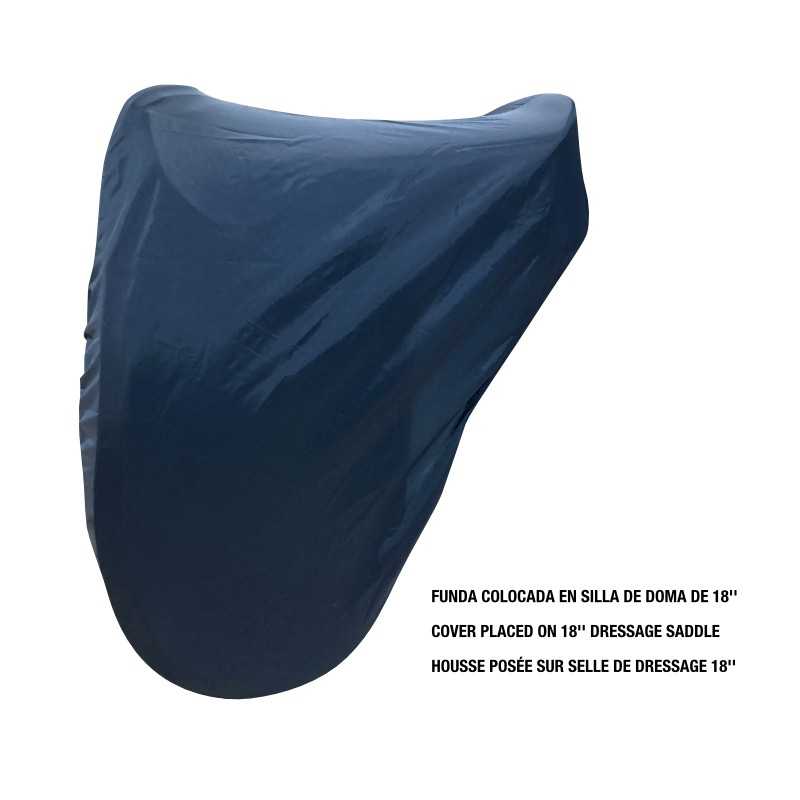 Capa azul escuro para sela de doma 18 polegadas
