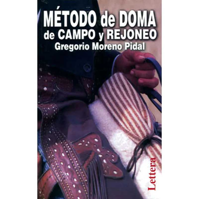 Capa do livro 'Método de doma de campo y rejoneo' com acessórios de equitação