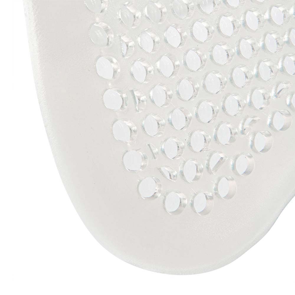 Palmilha branca com pontos antiderrapantes transparentes