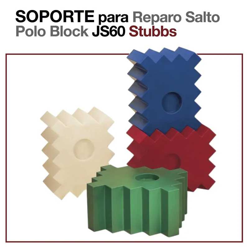 Quatro suportes para reparo de salto em várias cores com textura em ziguezague