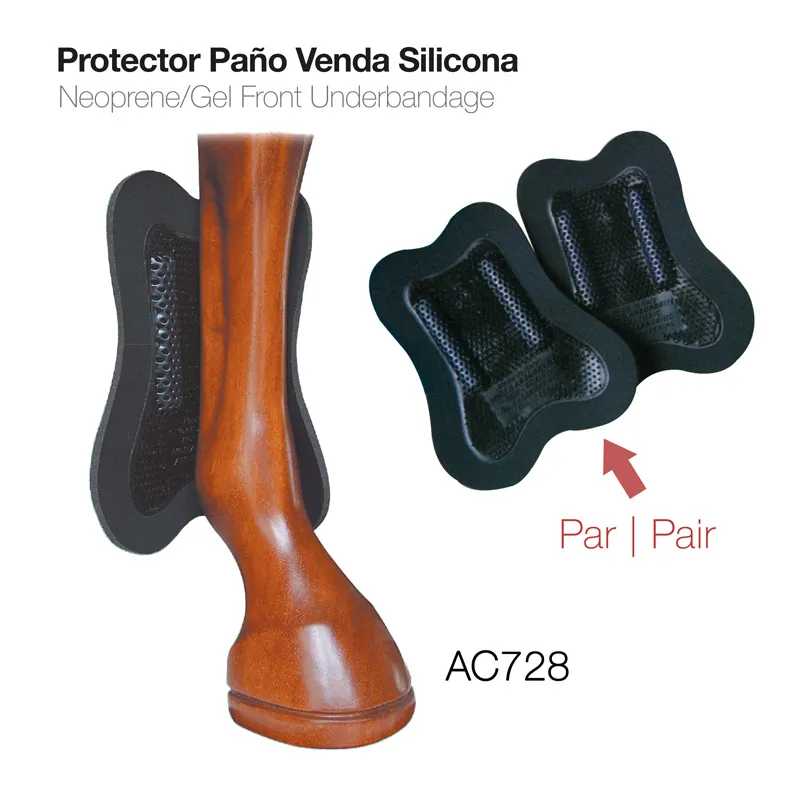 Protector Paño Venda Silicone neoprene gel para cavalo em par código AC728