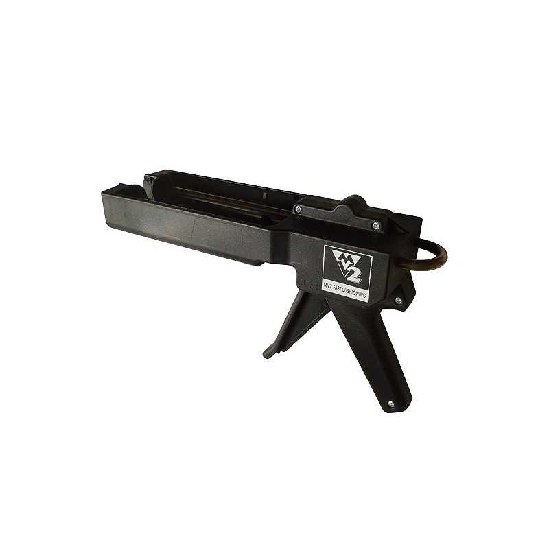 Dispenser manual preto para tubos com etiqueta MVC FAST CUSHIONING
