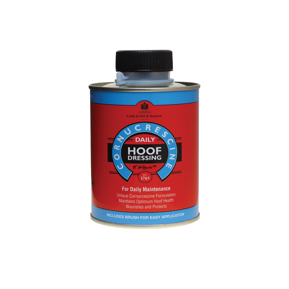 Frasco metálico vermelho e azul para tratamento de casco