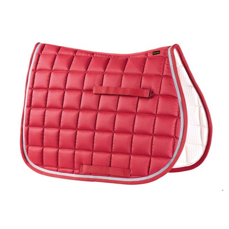 Alforge de cavalo vermelho acolchoado com etiqueta Basic