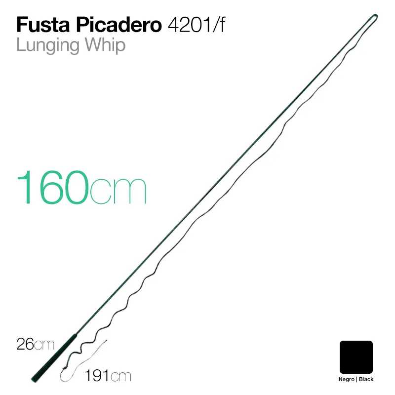 Fusta Picadero 4201/f com medições e cor negro