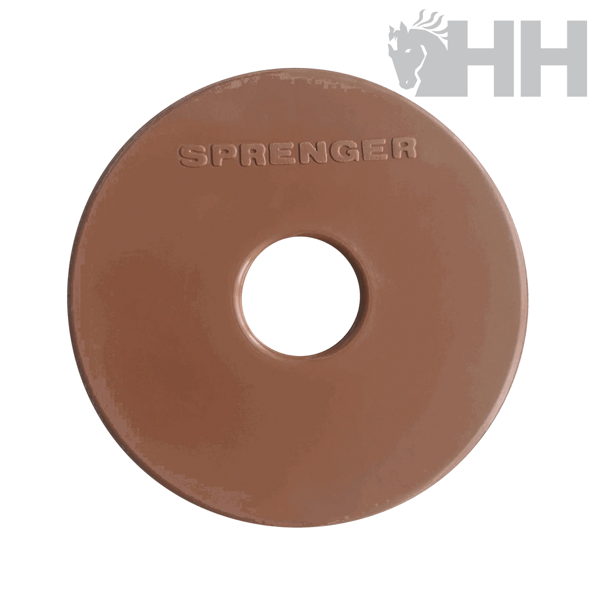 Anilha de treino castanha com texto SPRINGER e logo HH