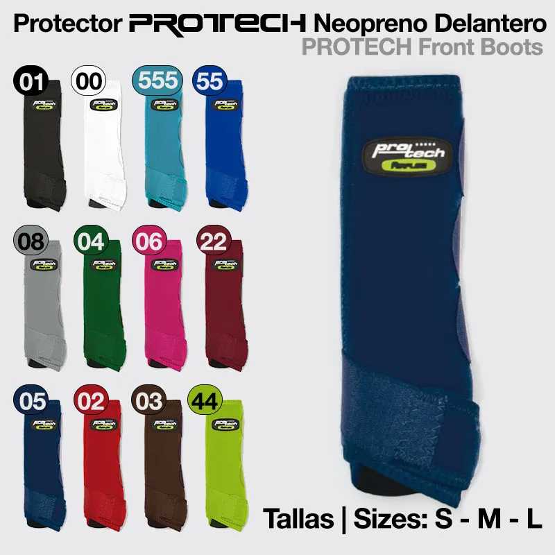 Protectores Protech em neoprene de várias cores e tamanhos