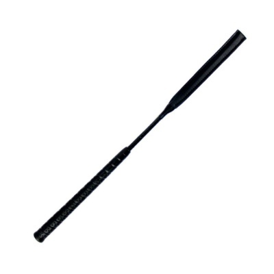 Réplica de chicote tipo vara preto com cabo texturizado