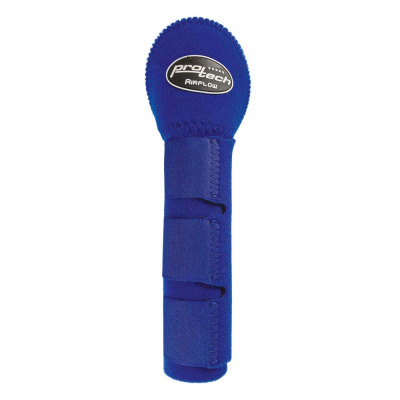 Proteção azul em neopreno com velcros e etiqueta pro tech AIRFLOW