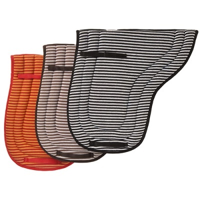 Capas de tecido listrado em três cores para aquecimento de pescoço ou ombro