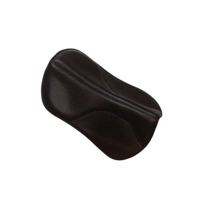 Almofada ergonómica preta para apoio lombar