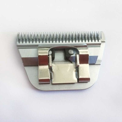 Cabeça metálica para máquina de cortar cabelo com dentes finos