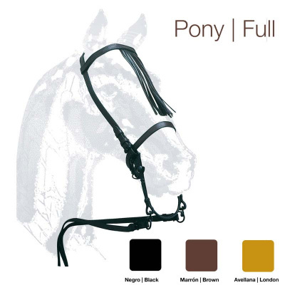 Cabresto para cavalo em couro com opções de cores