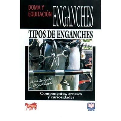 Capa de livro sobre tipos de enganches com cavalo e equipamento eqüestre