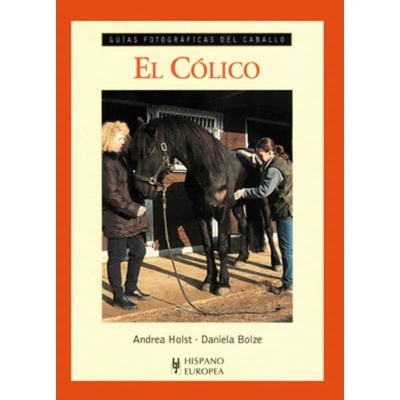 Capa de livro EL CÓLICO com fotografia de duas mulheres e cavalo