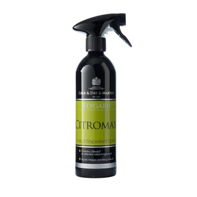 frasco spray preto Flygard Citromax repelente insetos