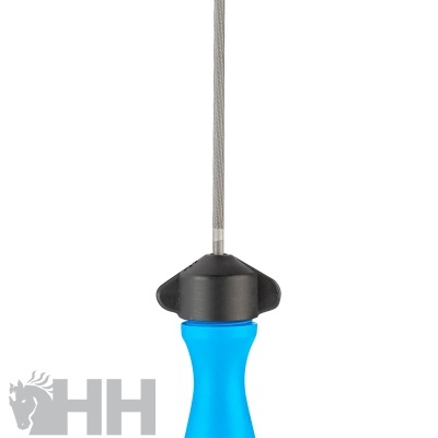 furadeira manual azul com cabo metálico fina