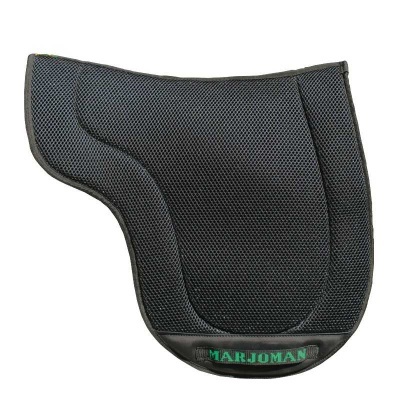 Bavete preta para cavalo com logo verde MARJOMAN