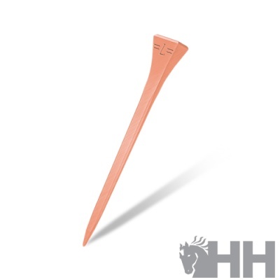 Tee de golfe cor salmão com letras FLE