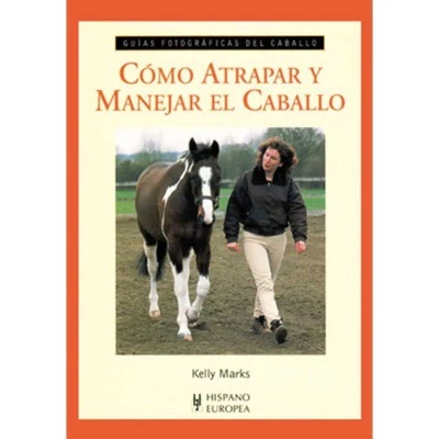 Capa de livro sobre como manejar um cavalo com foto de mulher e cavalo ao ar livre