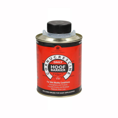 Lata metálica de Cornucrescine Daily Hoof Barrier para proteção de cascos