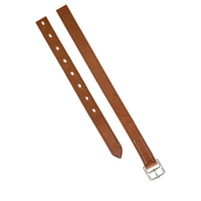 Cinto castanho de couro com fivela metálica