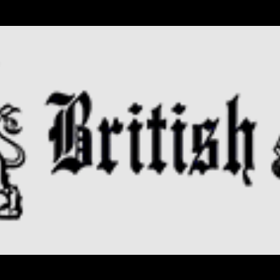 Logótipo British Cotton com brasão e texto em preto