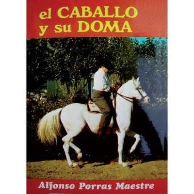 Capa de livro com homem montado em cavalo branco e texto em espanhol