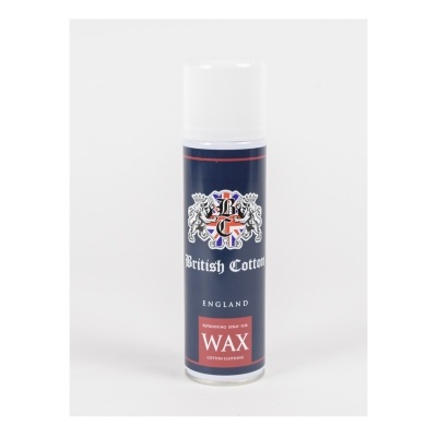 Frasco de spray para cera de roupa de algodão British Cotton.