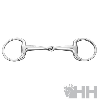 Freio metálico anilha com argolas grandes e fundo branco