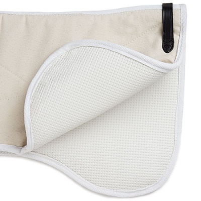 Tapete branco com textura de malha e clip preto