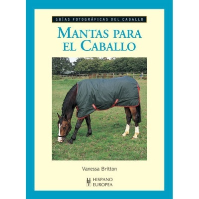 Capa do livro com imagem de cavalo com manta verde numa pastagem