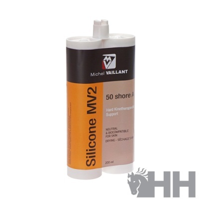 Embalagem dupla de Silicone MV2 Michel Vaillant com rótulo laranja e bege