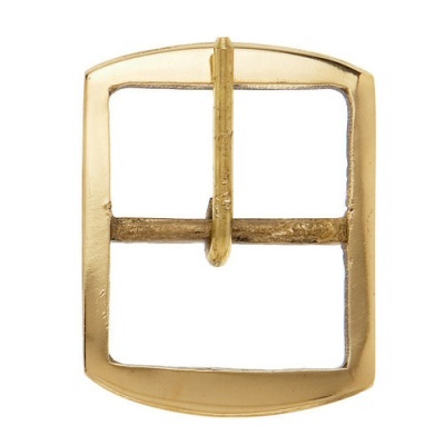 Fivela quadrada dourada de metal para cinto