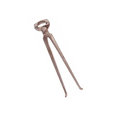 Tenaz de ferro fundido castanho com alças compridas