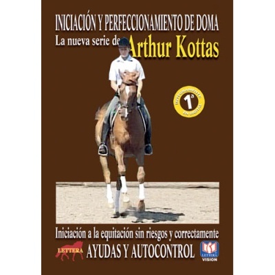 Capa de livro com criança a cavalo e texto em espanhol sobre equitação