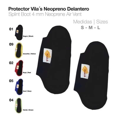 Protetores de neopreno para pés em várias cores e tamanhos