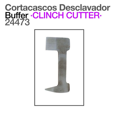 Cortacasco deslavador metálico prateado em fundo branco