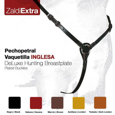 Peitoral Vaquetilla INGLESA DeLuxe Hunting Breastplate ZaldiExtra em várias cores