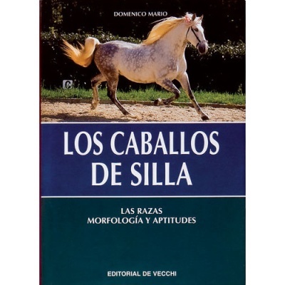 Capa de livro com imagem de cavalo branco e texto em espanhol