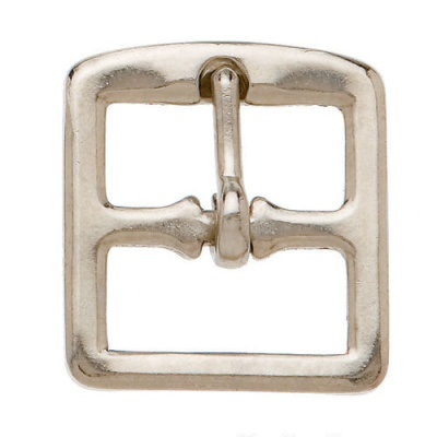 Fivela metálica quadrada prateada para cinto