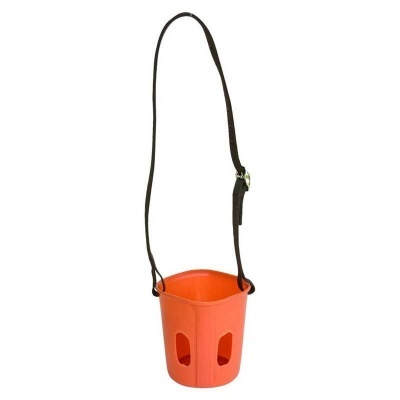 Saco de transportar para escalada laranja com cinto preto