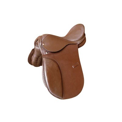 Sela de cavalo em pele castanha