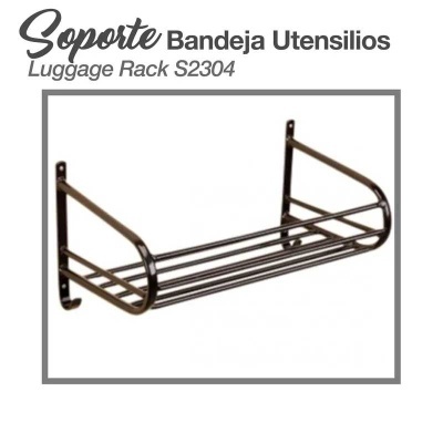 Suporte metálico preto para utensílios denominado Luggage Rack S2304