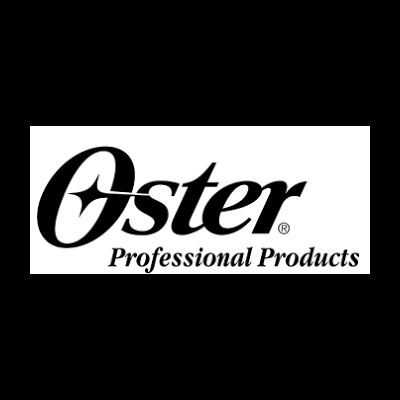 Logótipo da marca Oster Professional Products preto em fundo branco