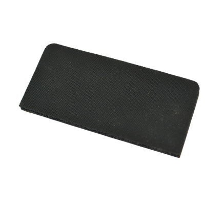 Produto retangular preto de tecido com textura fina